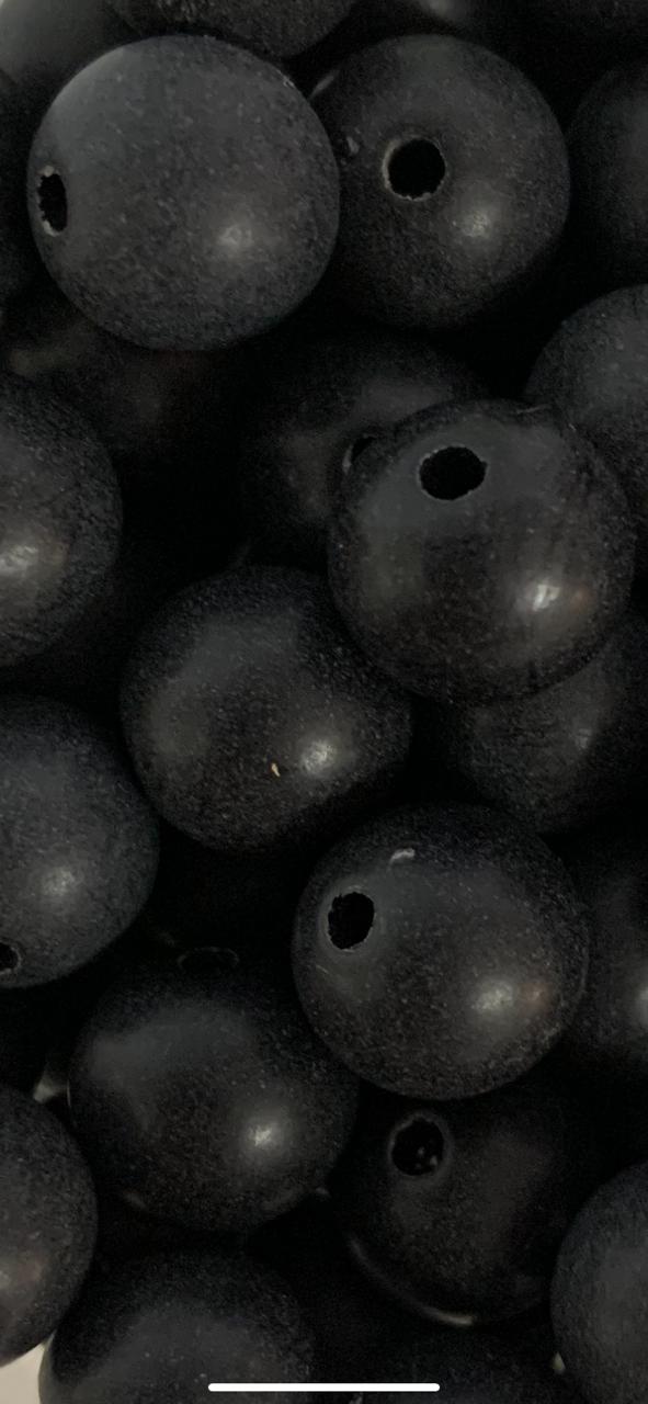 BOLA FOSCA PASSANTE 10MM EM ACRÍLICO COM 50GR (mais ou menos 80 bolinhas)