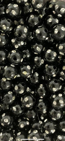 Bola com strass 08mm em acrílico com 50G ( mais ou menos 200 bolinhas)