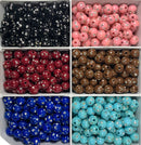 Bola com strass 08mm em acrílico com 50G ( mais ou menos 200 bolinhas)