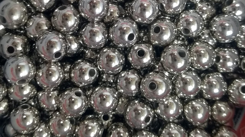 BOLINHA LISA PASSANTE 08MM EM ABS COM 50G ( mais ou menos 225 bolinhas)