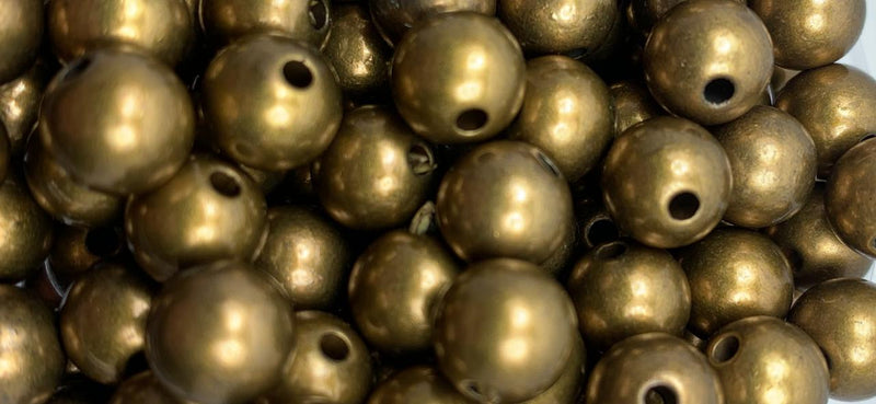 BOLINHA LISA PASSANTE 08MM EM ABS COM 50G ( mais ou menos 225 bolinhas)