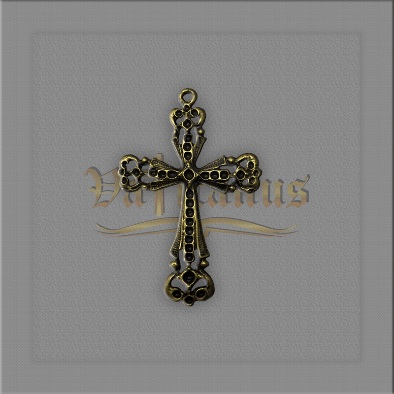 CRUCIFIXO 6,5CM X 4,5CM PARA TERÇOS DE NOIVA