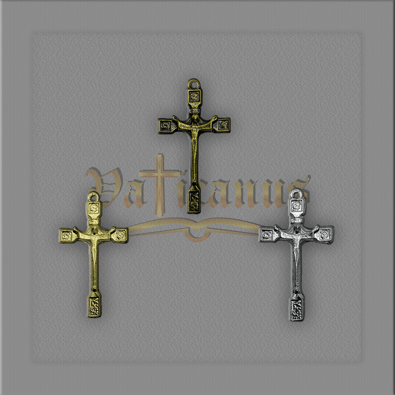 CRUCIFIXO COM CRISTO ESTILIZADO 4,2cmx2,5cm