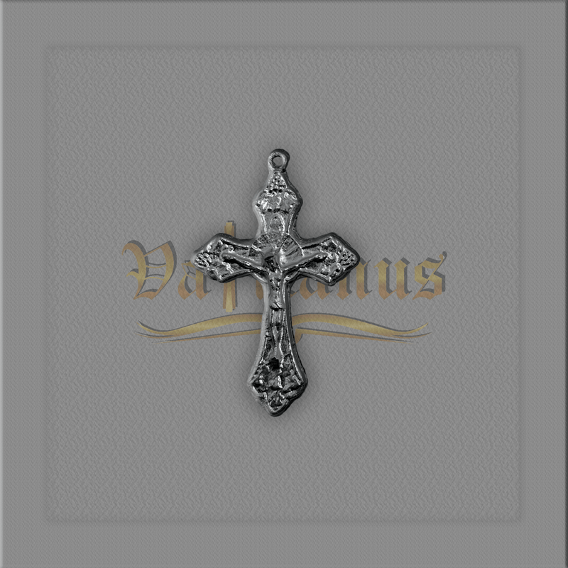 Crucifixo com uva para montagem de terços 4 x 2,8cm