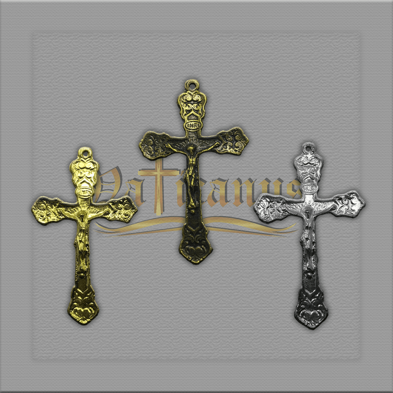 CRUCIFIXO PARA MONTAGEM DE TERÇOS 6,5CM X 4CM