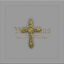 Cruz Grande vazada para montagem de terço de noiva 6,5cm x 4,5cm