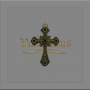 CRUZ PARA TERÇOS DE NOIVA 7,5 X 5 CM