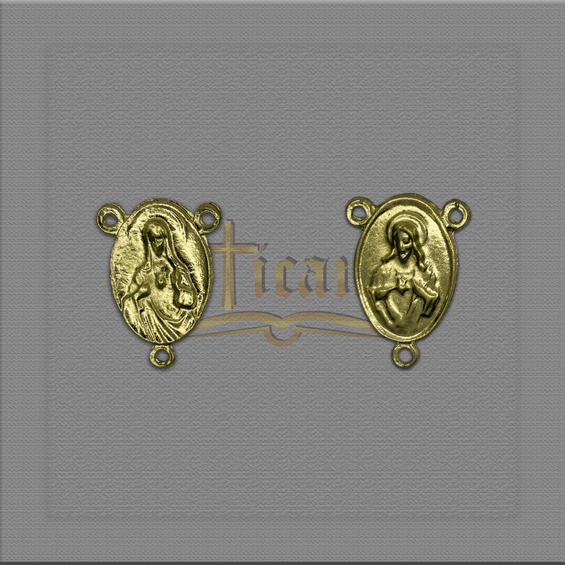 Entremeio Jesus e Maria 2,4cm x1,7cm