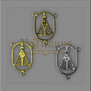 ENTREMEIO NOSSA SENHORA APARECIDA 4,5 X 3CM