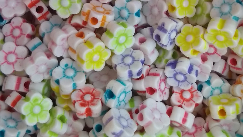 Bolinha Infantil 08mm em Plástico para terço infantil (Pacote com 50g)