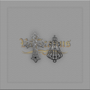 KIT CRUZ VAZADA TRABALHADA 5cm x 3,8CM E ENTREMEIO N.SRA. 3,5CM X 2,2CM