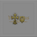 KIT CRUZ 4,5 x 3cm E ENTREMEIO N.SRA.APAR. 2,2CM X 1,7CM P/TERÇO DE NOIVA