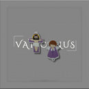 KIT CRUZ E ENTREMEIO EMB. LILÁS COM BRANCO