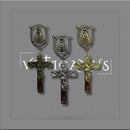 KIT CRUZ GRANDE 7CM X 4,3CM E ENTREMEIO N. SRA. APARECIDA 4,5 X 3CM