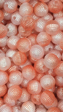 BOLINHA PÉROLA CASCUDA PASSANTE 08MM EM ABS (PACOTE COM 50GR)