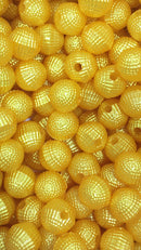 BOLINHA PÉROLA CASCUDA PASSANTE 08MM EM ABS (PACOTE COM 50GR)