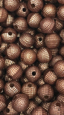 BOLINHA PÉROLA CASCUDA PASSANTE 08MM EM ABS (PACOTE COM 50GR)