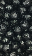 BOLINHA PÉROLA CASCUDA PASSANTE 08MM EM ABS (PACOTE COM 50GR)