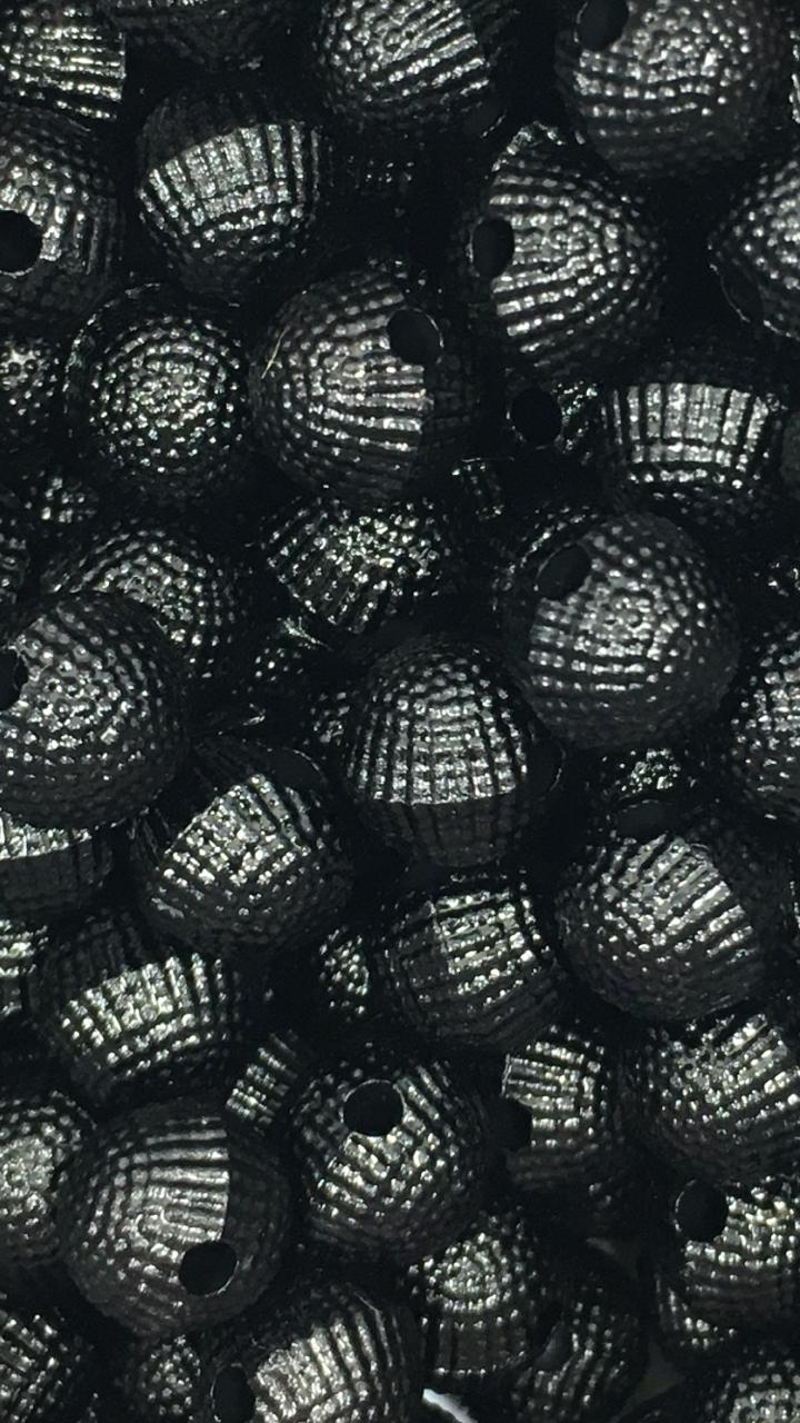 BOLINHA PÉROLA CASCUDA PASSANTE 08MM EM ABS (PACOTE COM 50GR)