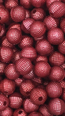 BOLINHA PÉROLA CASCUDA PASSANTE 08MM EM ABS (PACOTE COM 50GR)