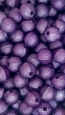 BOLINHA PÉROLA CASCUDA PASSANTE 08MM EM ABS (PACOTE COM 50GR)