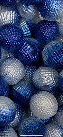 BOLINHA PÉROLA CASCUDA PASSANTE 08MM EM ABS (PACOTE COM 50GR)