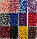 BOLINHA PÉROLA CASCUDA PASSANTE 08MM EM ABS (PACOTE COM 50GR)