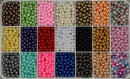 Pérola Inteira com Furo 08mm em ABS( 250Gr)
