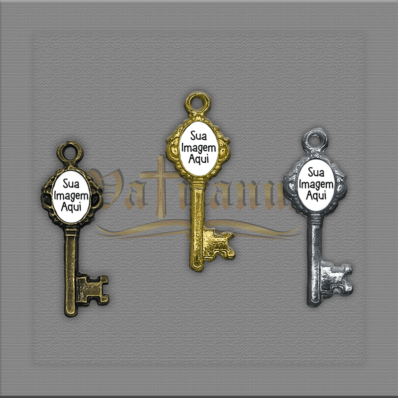 CHAVE PICOLA PERSONALIZADA 2,5 x 0,8 ( enviar foto pelo Whatsapp)