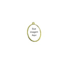 MEDALHA METAL OVAL 3,5 X 2,6CM (PACOTE COM 5)