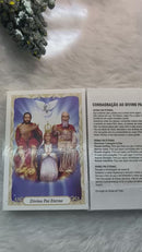 DIVINO PAI ETERNO - PACOTE C/ 100 SANTINHOS DE PAPEL