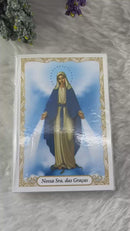 NOSSA SENHORA DAS GRAÇAS - PACOTE C/ 100 SANTINHOS DE PAPEL