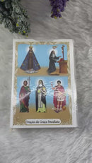 ORAÇÃO DA GRAÇA IMEDIATA - PACOTE C/100 SANTINHOS DE PAPEL