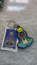 CHAVEIRO EMBORRACHADO INFANTIL N.SRA. APARECIDA COM ORAÇÃO