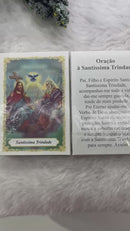 SANTÍSSIMA TRINDADE - PACOTE C/ 100 SANTINHOS DE PAPEL