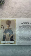 SÃO GONÇALO - PACOTE C/ 100 SANTINHOS DE PAPEL