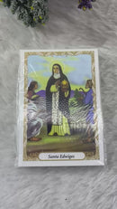 SANTA EDWIGES - PACOTE COM 100 SANTINHOS DE PAPEL