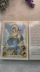 NOSSA SENHORA CONSOLADORA DE IBIAÇÁ - PACOTE C/ 100 SANTINHOS DE PAPEL
