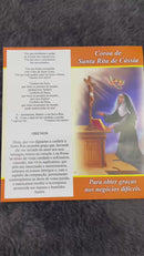 Folheto Coroa de Santa Rita de Cássia
