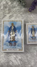 NOSSA SENHORA DA MEDALHA MILAGROSA - PACOTE C/ 100 SANTINHOS DE PAPEL