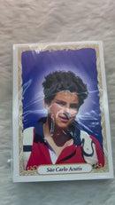 SÃO CARLO ACUTIS - PACOTE COM 100 SANTINHOS DE PAPEL