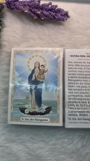 NOSSA SENHORA DOS NAVEGANTES - PACOTE C/ 100 SANTINHOS DE PAPEL