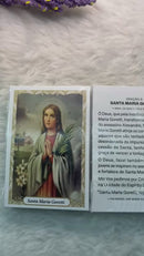 SANTA MARIA GORETTI- PACOTE C/ 100 SANTINHOS DE PAPEL