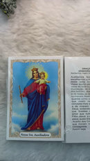 Nossa Senhora Auxiliadora (pacote com 100) Santinho de papel