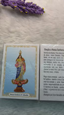 NOSSA SENHORA D` ABADIA - PACOTE C/ 100 SANTINHOS DE PAPEL
