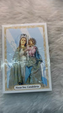NOSSA SENHORA DA CANDELÁRIA - PACOTE C/ 100 SANTINHOS DE PAPEL