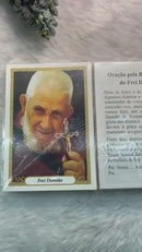 FREI DAMIÃO - PACOTE C/ 100 SANTINHOS DE PAPEL
