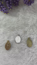 MEDALHA METAL NOSSA SENHORA DAS LÁGRIMAS 2,5 X 1,5CM