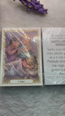 ANJO DA GUARDA TRÊS ANJOS - PACOTE C/ 100 SANTINHOS DE PAPEL