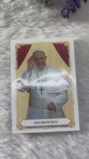 PAPA FRANCISCO - PACOTE C/ 100 SANTINHOS DE PAPEL